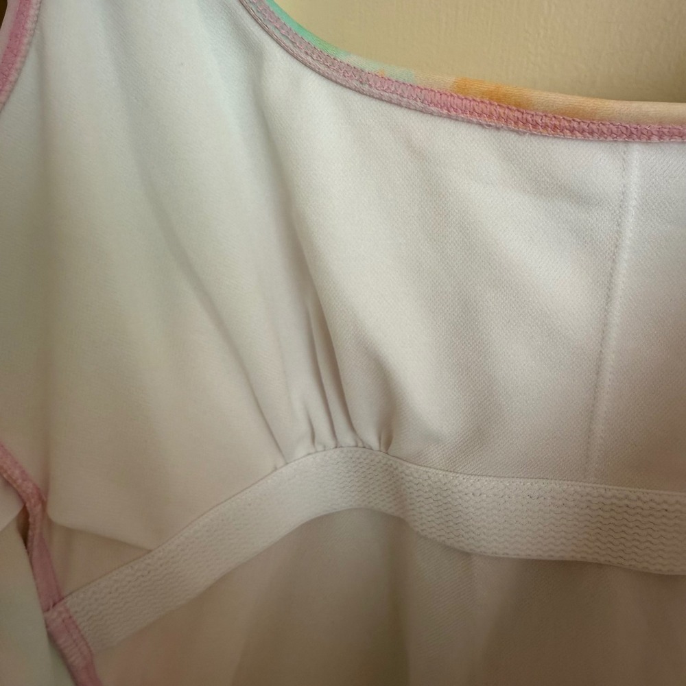 Stoney Clover Lane x Target Tie Dye One Piece Swimsuit Pastel Large High Cut - Picture 5 of 5
